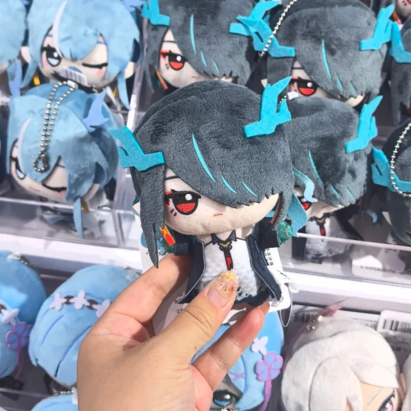 Arknights Ling Nian Dusk Cosplay Anime Stuffed Animal Cotton Doll Maumet Printed Figure Hanging Drop Ornament Game Gift Toy