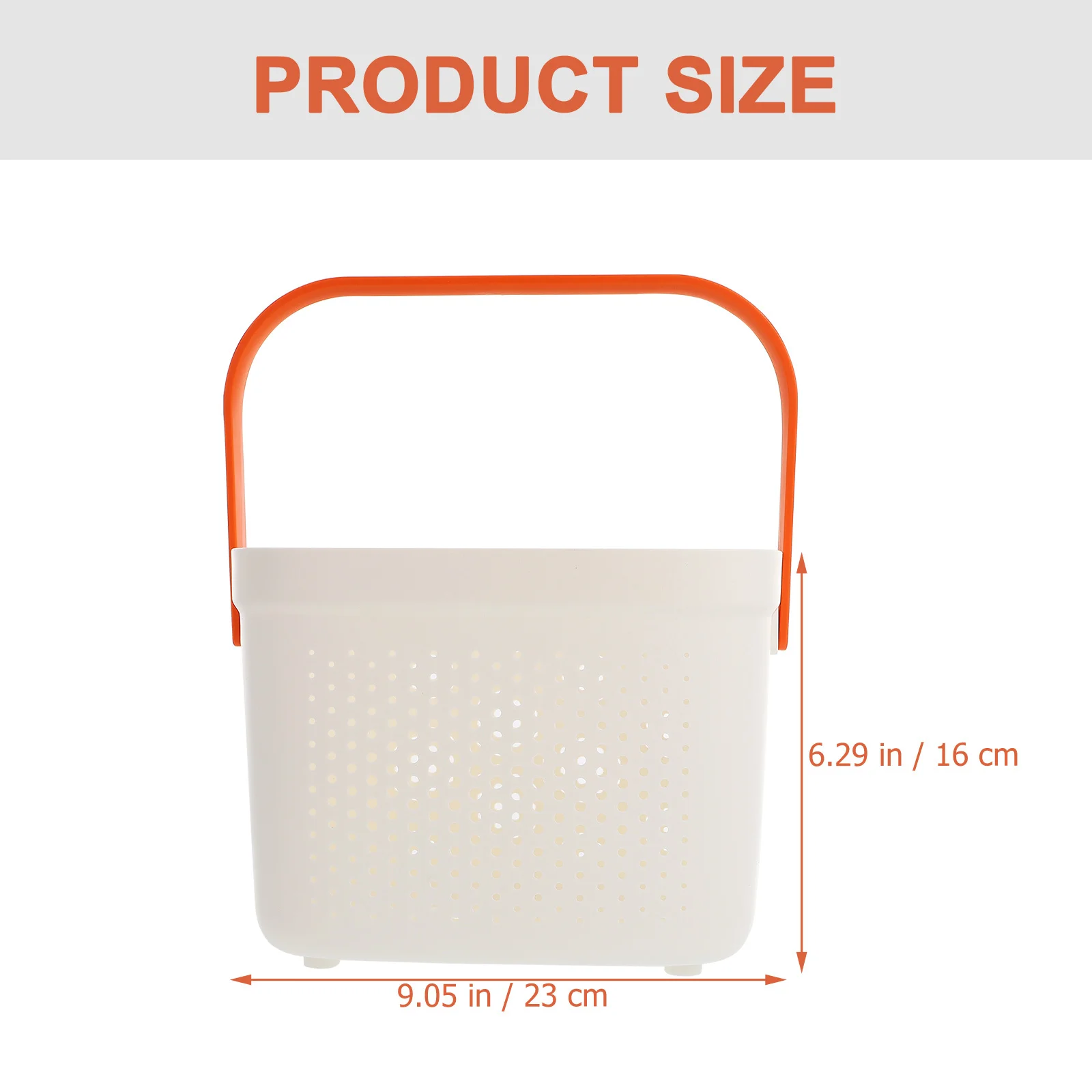 

Washroom Storage Basket Hollow-Out Design Portable Toiletry Organizer For Bathroom Kitchen Dorm Use Handle Bath Basket