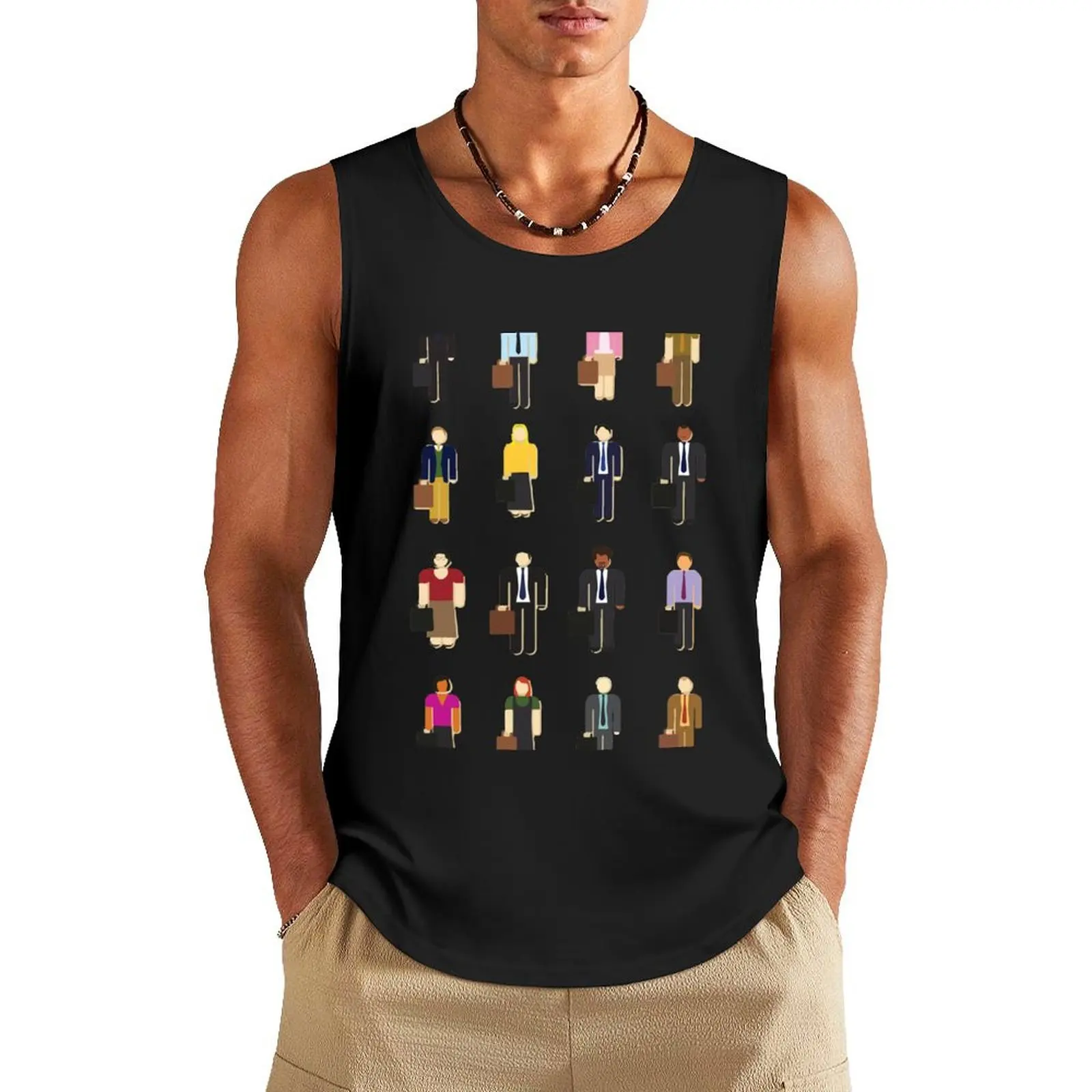 

The Office: Characters Tank Top Men's t shirt Muscle fit