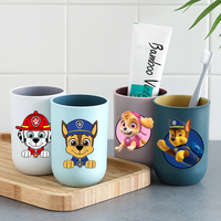 Paw Patrols Mouthwash Cup Chase Skye Cartoon Creative Toothbrush Cups Home Thicken Plastic Juice Family Water Mug Children Gift