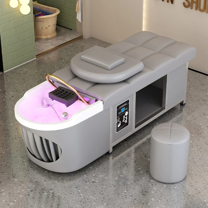 Hairdressing Shampoo Basin Professional Hair Bed Complete Beauty Salon Wash Recliner Porcelain Japanese Mobilier Coiffure Spa