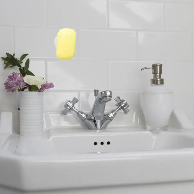 Suction Cup Soap Hanger Wall Mounted Soap Rack With Strong Magnet Removable Hanging Soap Holders For Bathroom Shower
