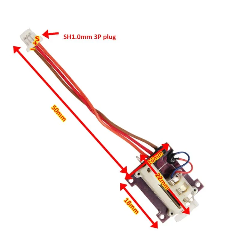 LS1500 1.5-gram Linear Servo Motor Spektrum Linear Digital Linear Servo Motor JR JST Puge For Indoor Aircraft RC