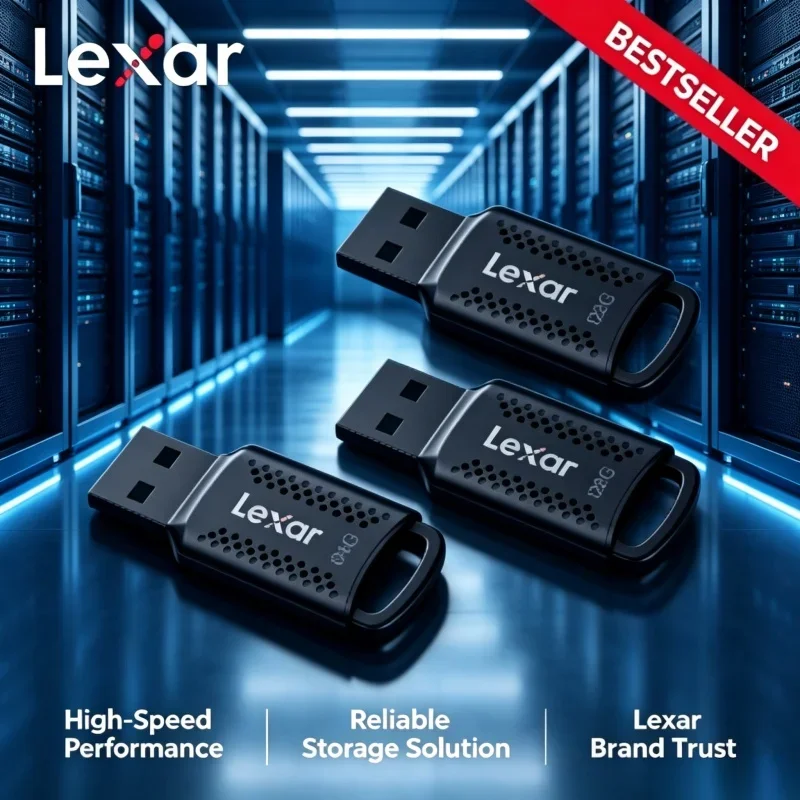Lexar Memory Stick U Disk USB Flash Drive High Speed Portable Pen Drive For PC Notebook Computer Storage