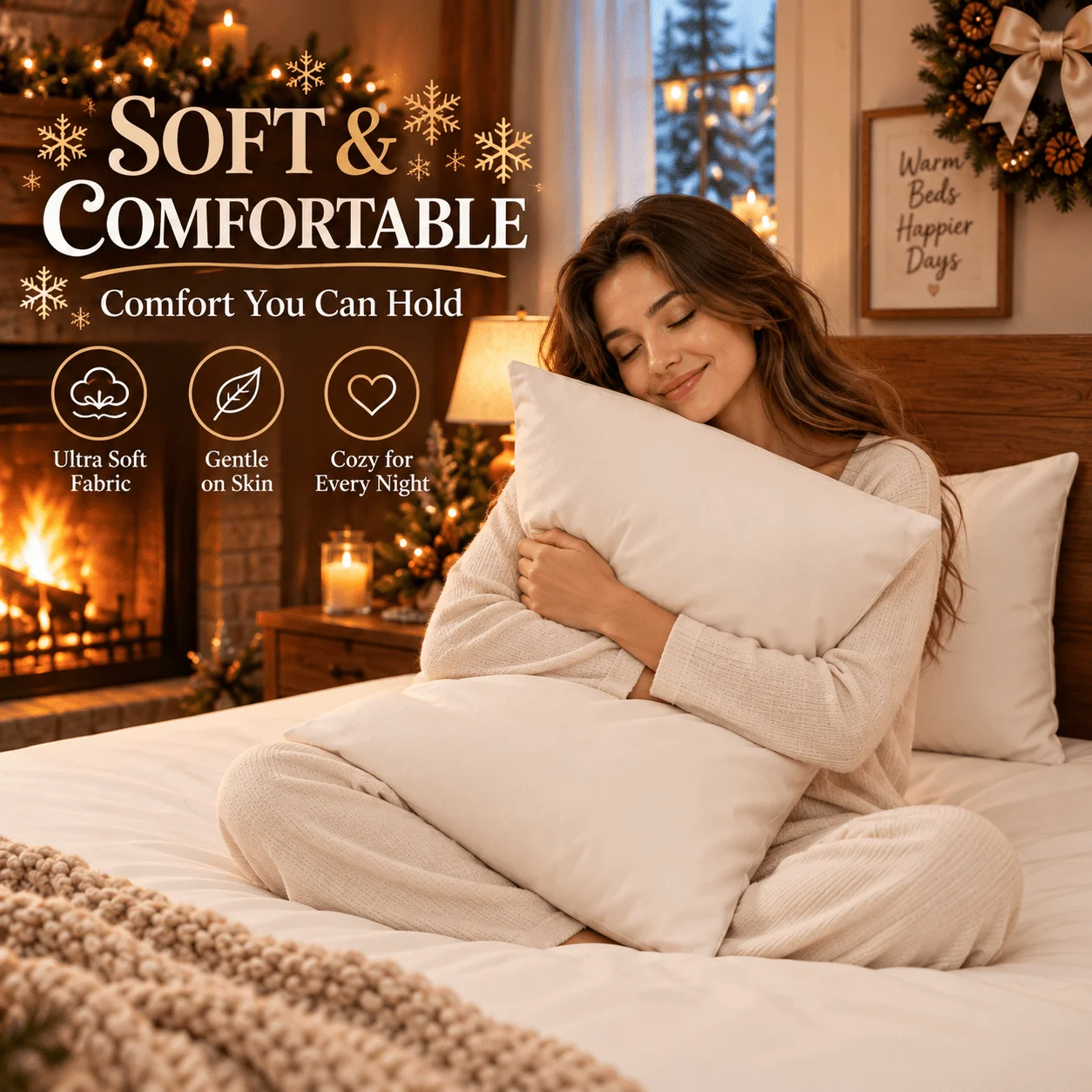 Świąteczny zestaw pościeli skł – Fitted Bed Sheets Deep Pocket recenzja i cena