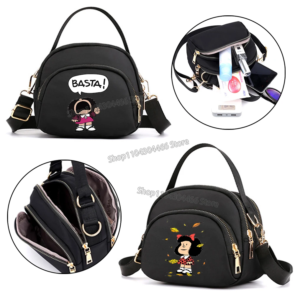 Mafalda Women's Bags Basta Shoulder Bag Makeup Bag Cell Phone Purse Crossbody Lady Bags Shoulder Strap Handbag Underarm Bag Gift