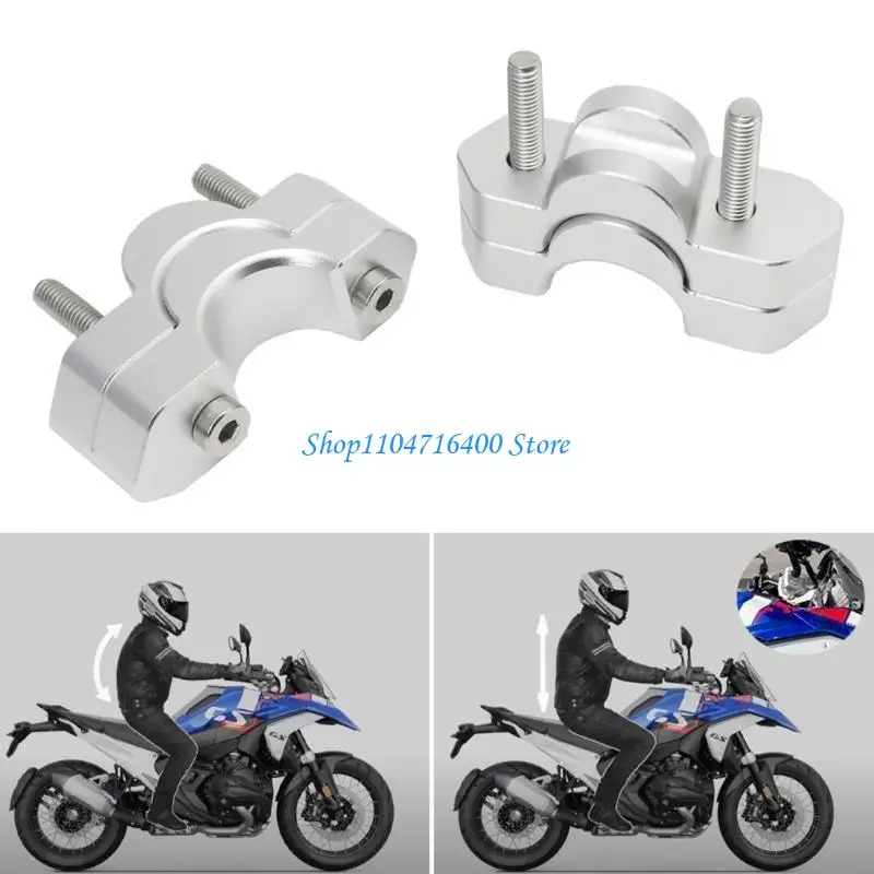 

y1gd Handlebar Mount Aluminum Alloy Motorcycle Handlebar Risers Durable for R1300GS