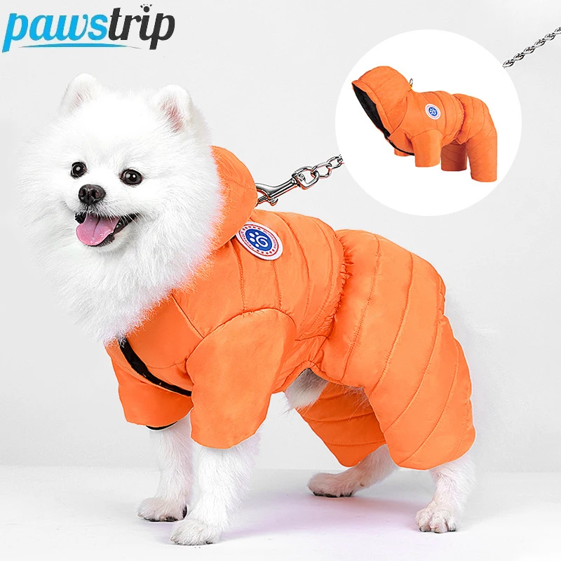 

Winter Warm Pet Dog Jumpsuit Waterproof Dog Clothes for Small Medium Dogs Windproof Dog Coat Jacket Puppy Clothes Pet Supplies