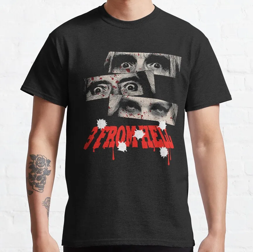 هالوين 3 من الجحيم الفن فيلم الرعب "الانسداد الشيطان" أوتيس الطفل الكابتن سبولدينج الوحش فيلم الرعب الكلاسيكية تي شيرت #6