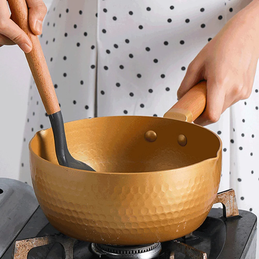 

Premium Pot Ergonomic Handle Multi-Functional Cooking Pot For Milk Sauces Instant Noodles Stew Bowl Kitchen
