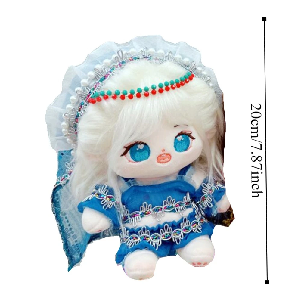 Ubranka dla lalek bawełnianych Dancing Lady 20cm, sukienka z regionów zachodnich, ubranka dla lalek bawełnianych, mini ubranka dla lalek kawaii, prezent dla dzieci
