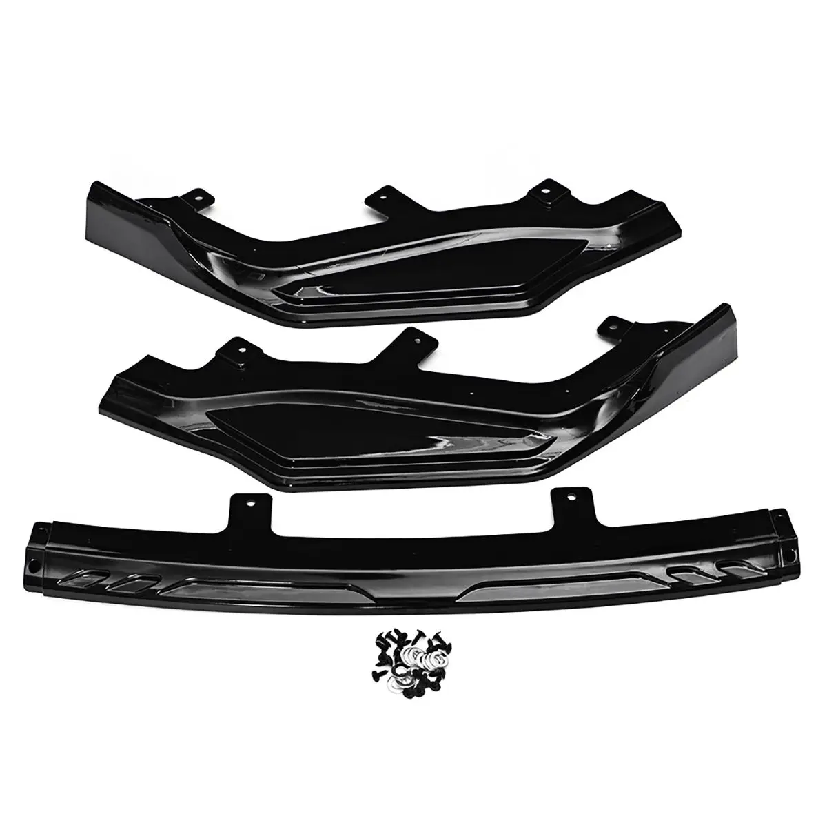 3x Car Front Bumper Splitter Lip Spoiler Diffuser Guard Cover Body Kit For Lexus IS200t IS300 IS350 F-sport 2017 2018 2019 2020