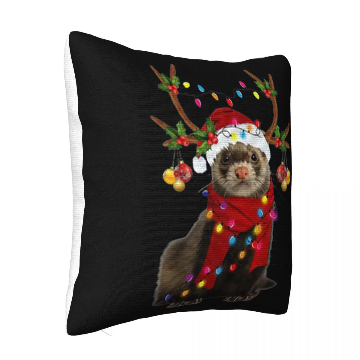 Ferret Gorgeous Reindeer Christmas Designing Cartoon Character 2021 Latest Slim Fit Rock Anime Formal Unique Pillow Case