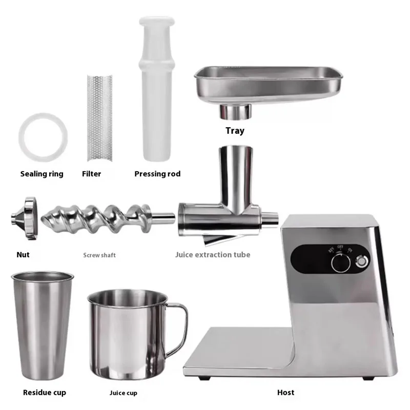 Commercial Cold Press Squeezer Extractor Machine for Pure Juice Juicer Fruit Vegetable
