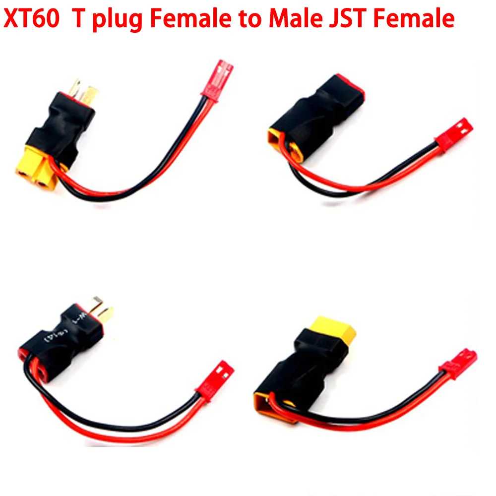 1pcs T plug  XT60 XT Female to Male JST Male / Female in-line Power Adapter Lipo Connector for RC Battery Lipo