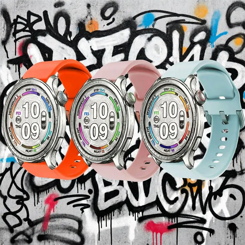 22mm Official Silicone Strap For Huami Amazfit Balance 2 Band Smartwatch Bracelet For Amazfit BALANCE 1/2 Watchband Accessories