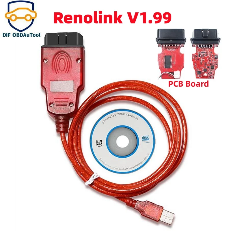 

Renolink V1.99 Airbag/Key Coding UCH Matching Dashboard Coding ECU Resetting Multi-Functions for Renault ECU Programmer