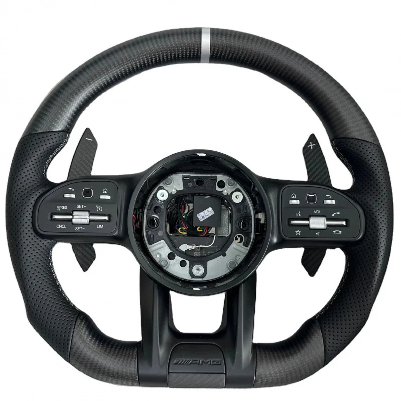 

Best SellingBlack Leather Steering Wheel CLS G CLASS W217 W218 W219 W222 W253 W205 Steering WheelHigh Quality
