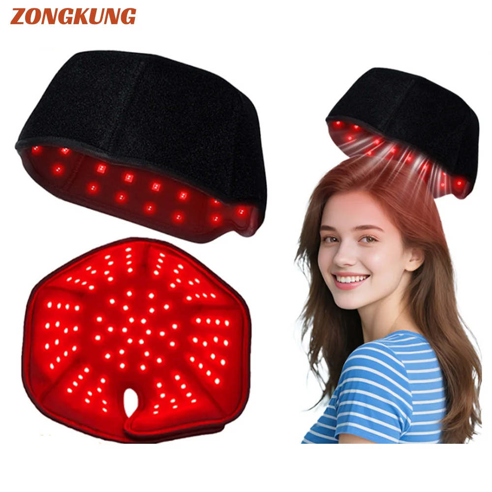

NEW Red Light Therapy For Hair Fast Growth Cap 100LEDs 3in1 Infrared Light 660nm 850nm Therapy Device For Hair Loss Treatment