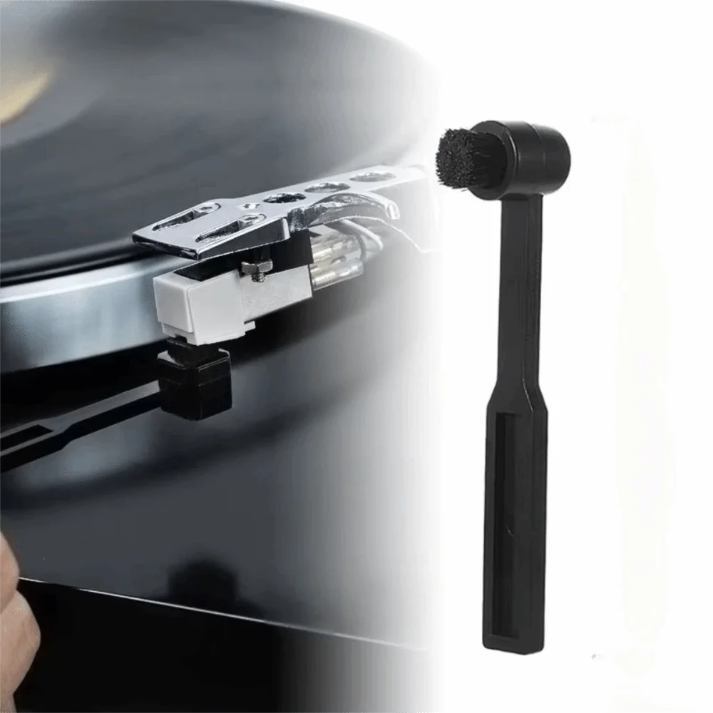 Anti-static Turntable Cartridge Stylus Brush Player Cleaning Record Care Phonograph Needle Brush Vinyl Record Cleaning Brush