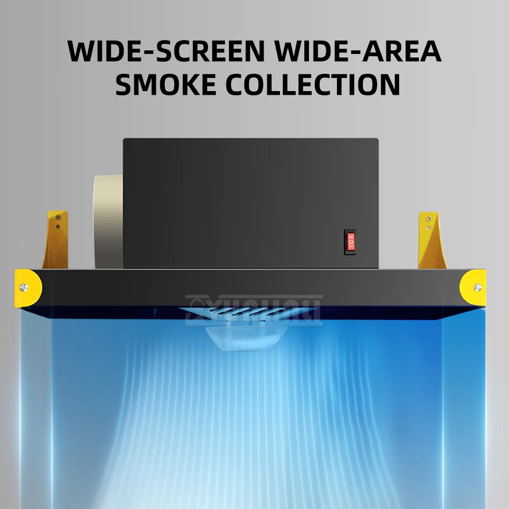 

Бытовая большая всасывающая вытяжка De Humo De Cocina Portatil Кухонная вытяжка Мощный турбинный вытяжной вентилятор