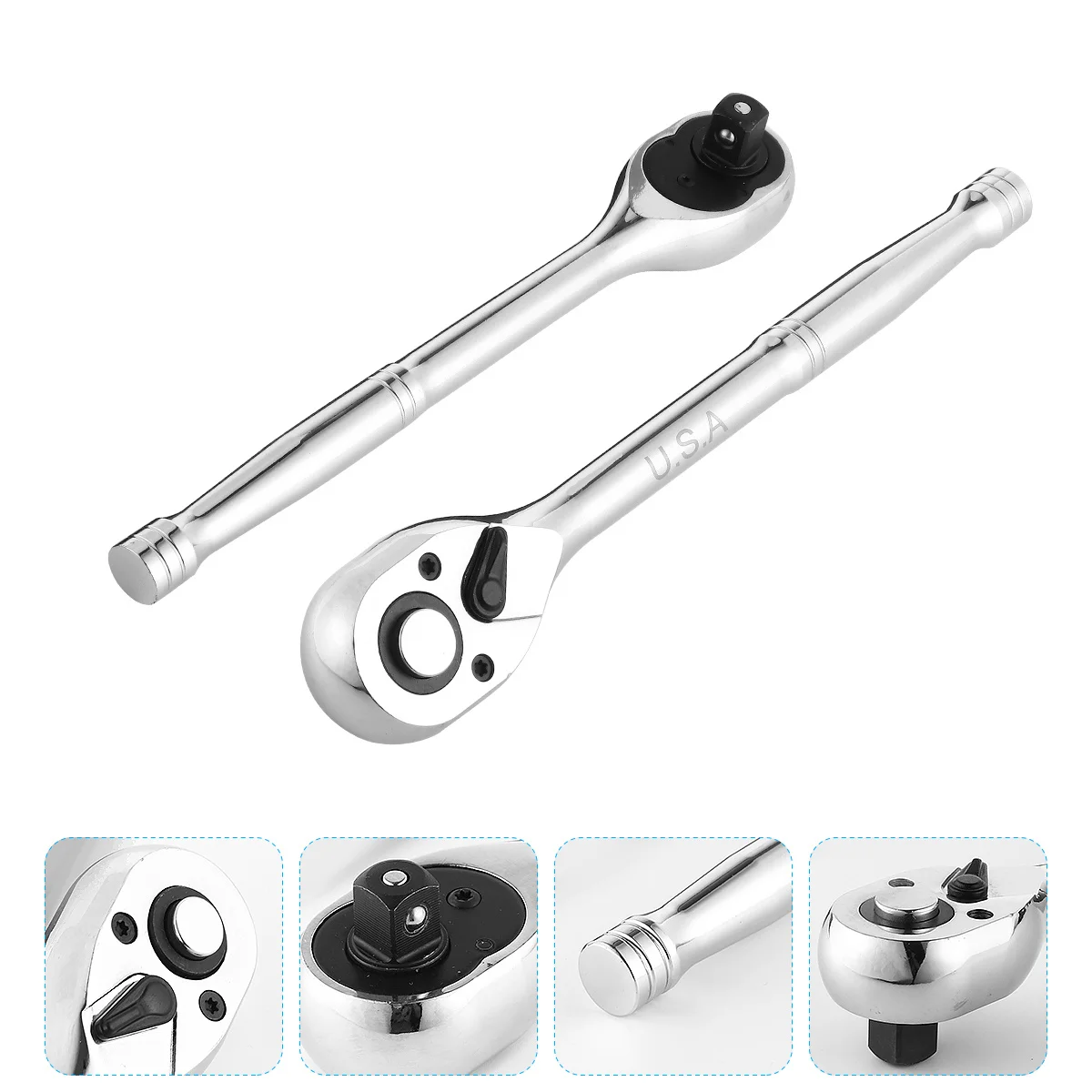 

72T 1/2 Ratchet Spanner Ratchet Wrench Premium Steel Quick Release For Tight Spaces Repair Tool Socket Spanner Hand Tool