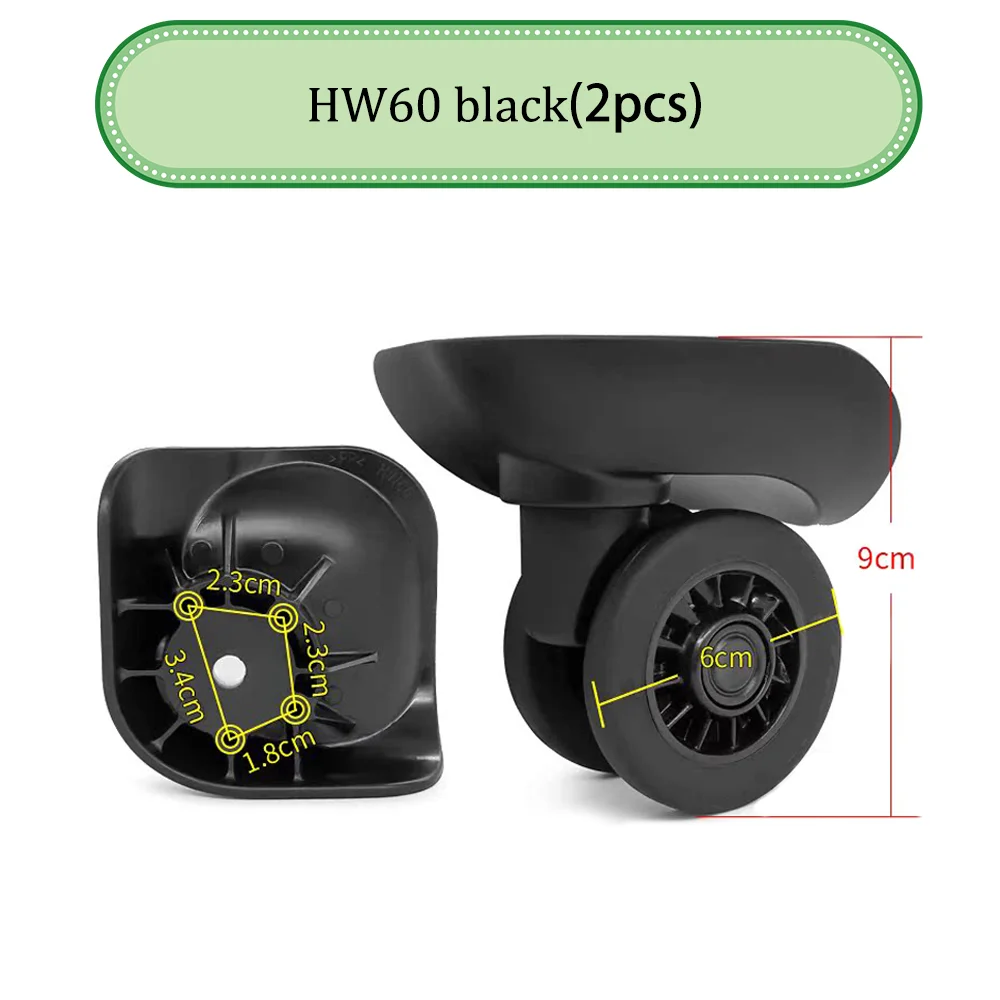 for Mendoza Travel Combination case Wheels for Nichimoto Suitcase Wheel replacement wheel accessories Universal wheel quiet wear