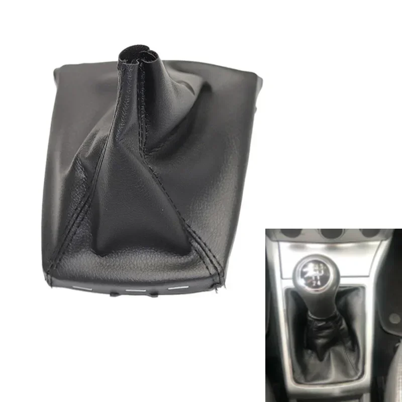 Car Gear Shift Knob Leather Dustproof Shifter Gaiter Boot Cover For Opel Astra H 2004-2014 / Astra Twintop 2006-2010