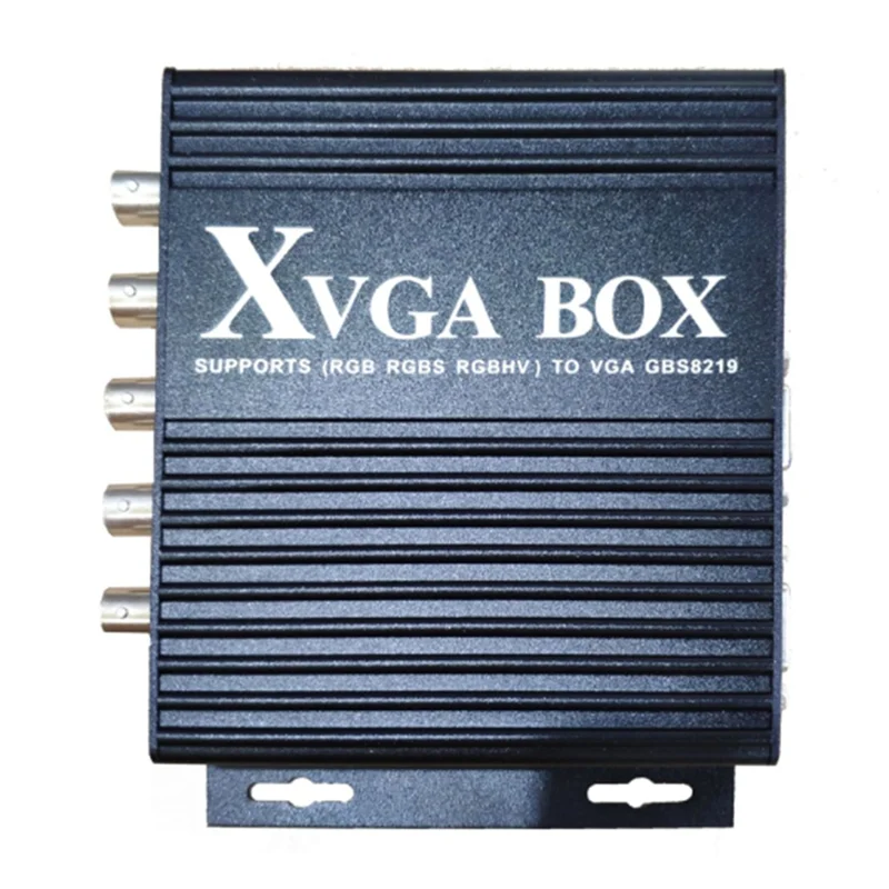 GBS-8219 промышленный видеоконвертер XVGA BOX RGB в VGA RGBS в VGA видеоконвертер (US Plug)