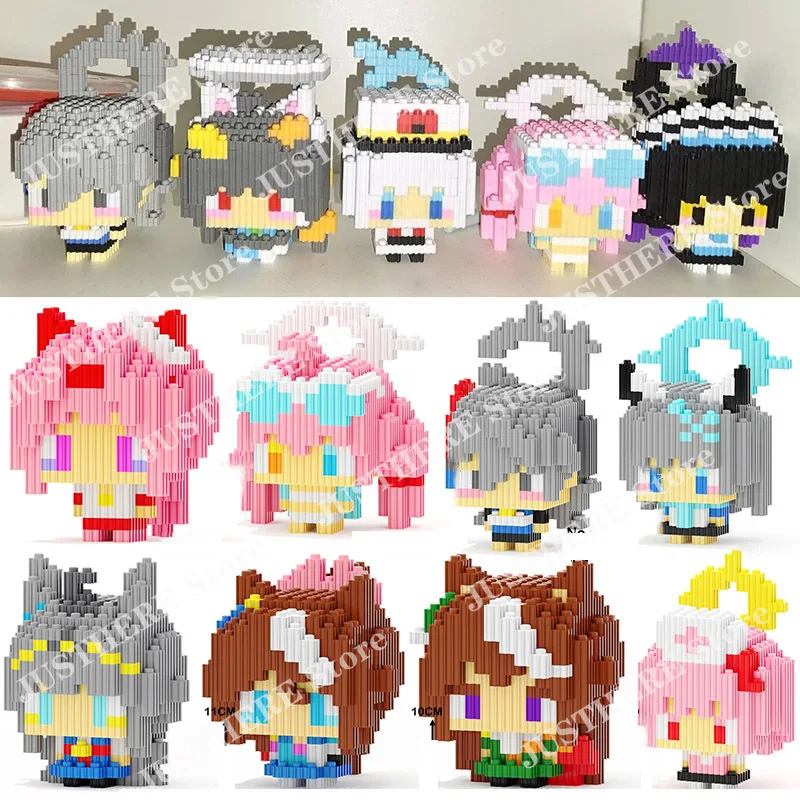 

Аниме Архив Синий Строительный Блок DIY Креативные Массовые Наборы Takanashi Hoshino Кирпичи Игрушки Сборка Фигурки ABS Модель Кукла Рождественский Подарок