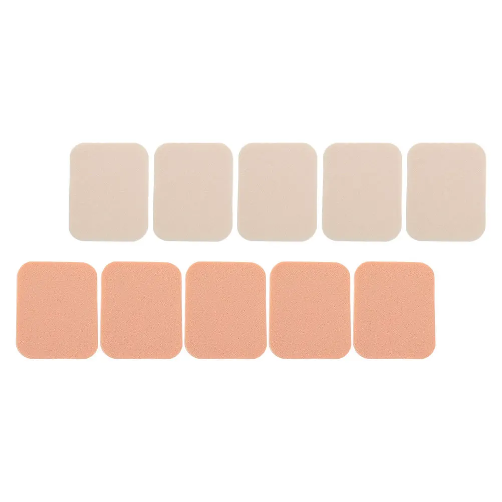 10Pcs Multipurpose Puff Soft Makeup Tool for Cream Concealer Blush Smooth Even Coverage Perfect for Home Salon Use