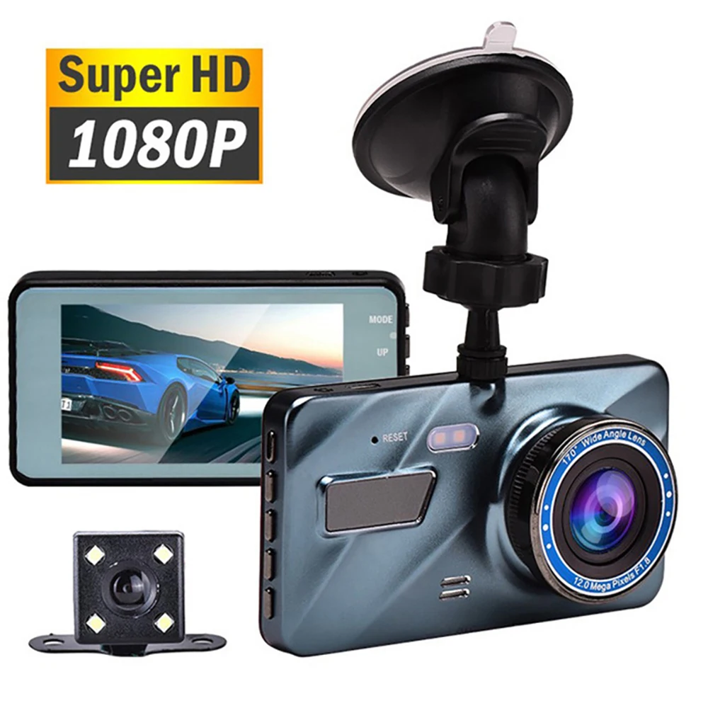 

Dash Cam Car DVR Full HD 1080P Dual Lens Rear View Car Camera Mirror Video Recorder Night Vision Auto Parking Monitor Black Box