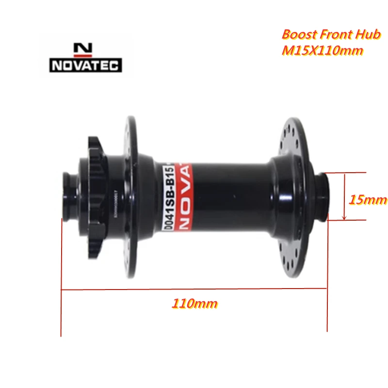 Novatec MTB Bike Boost Naben 15x110 12x148mm Steckachse Vorne Hinten Scheibenbremse Fahrradnabe 32H 36H – Detail 1