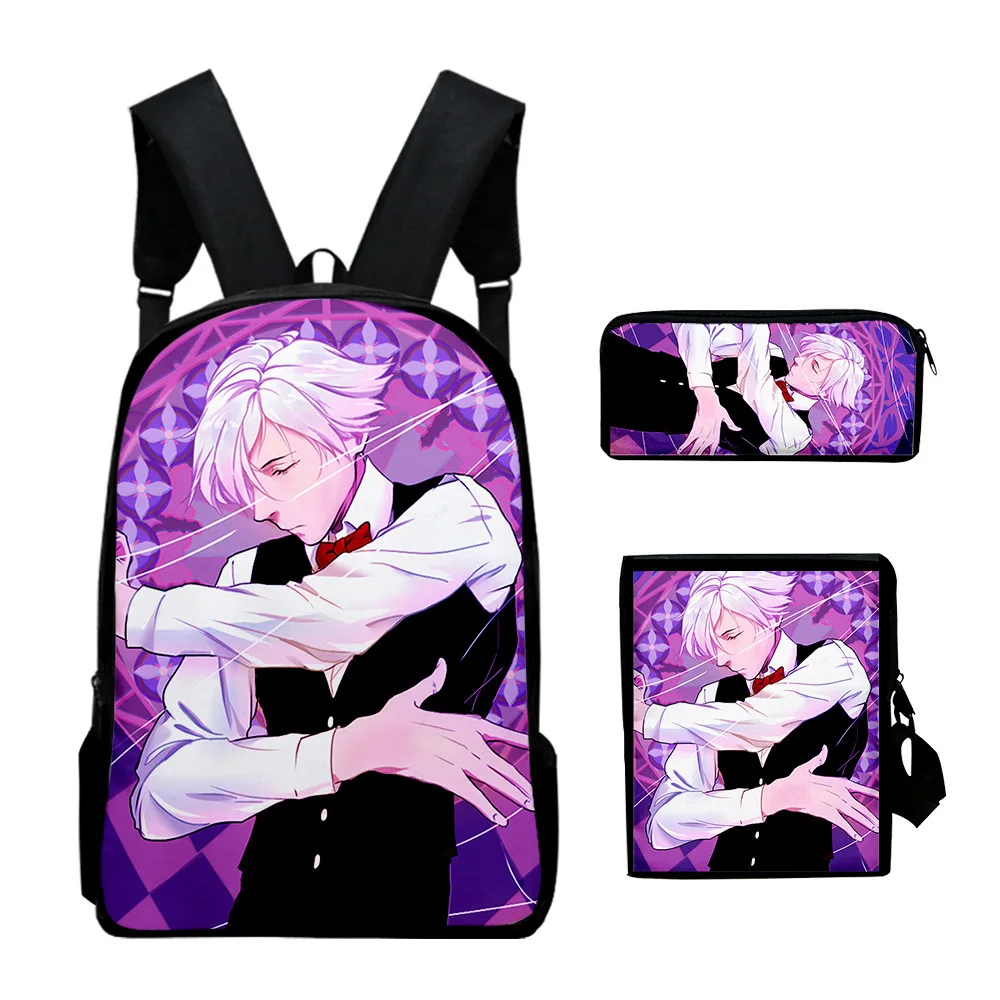 

Роскошная новинка, крутой парад смерти, 3D принт, 3 шт./компл., школьные сумки для ноутбука, рюкзак, наклонная сумка на плечо, пенал