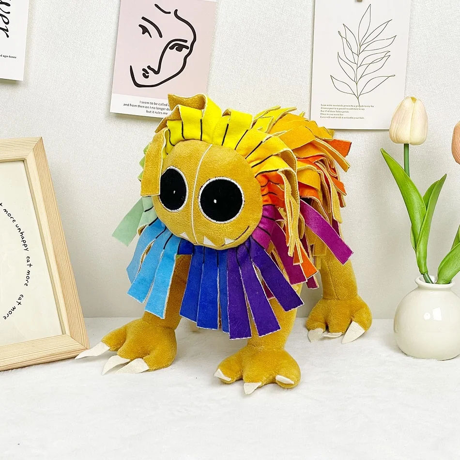 30cm Poppy Pianosaurus Song Plush Cartoon Nightmare Game Yarnabys Lion Plushie Huggy Wuggy Soft Stuffed Pillow Doll Toy For Kids image 5