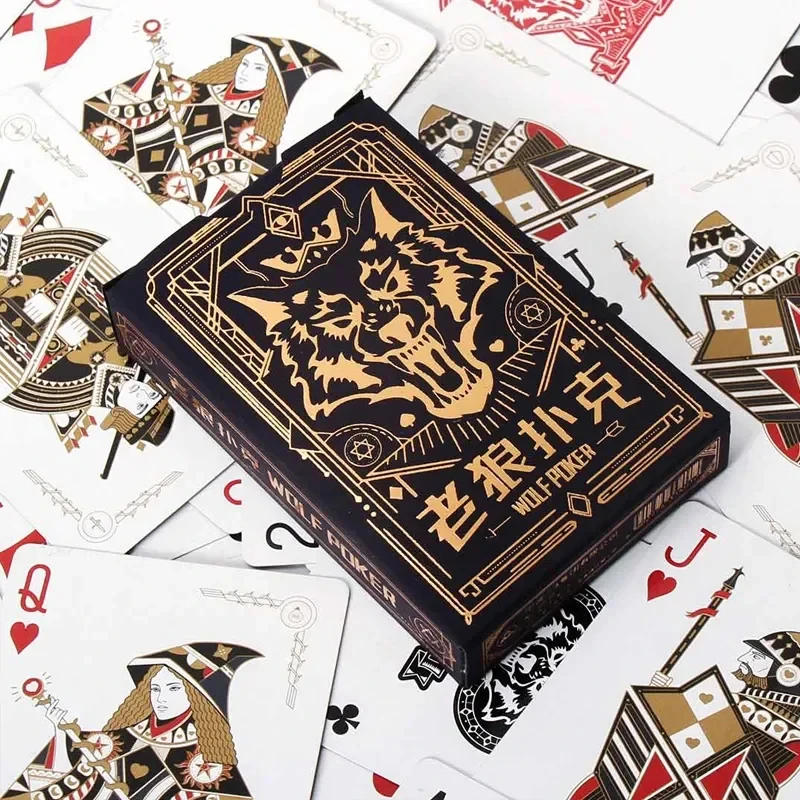 Playing Cards Poker Board Game Werewolf Game Playing Cards Waterproof Cards 3-10 People Party Gathering Game Cards