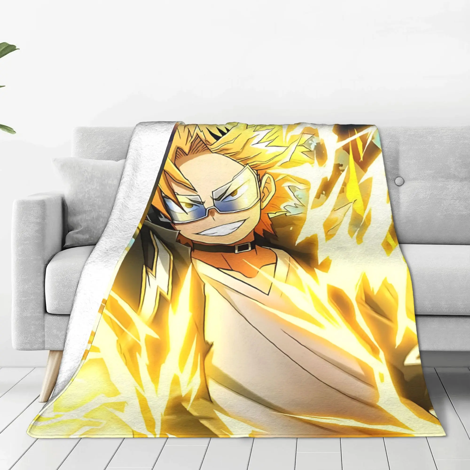 1PC Home Denki Kaminari Blanket Throw Blanket  Novelty Warm Blanket All Season Gift