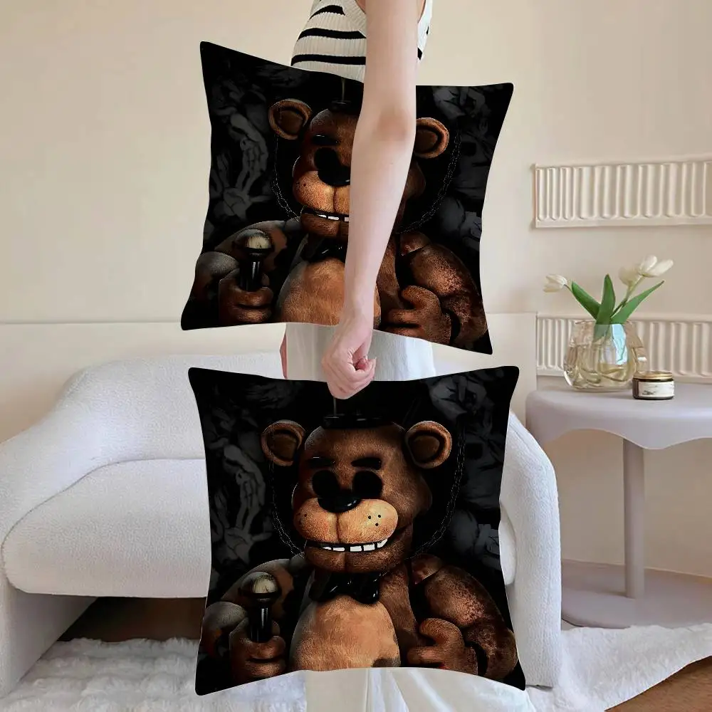 فيلم Five N-Nights at F-Freddys كيس وسادة سرير أريكة بسحاب غير مرئي مضاد للغبار