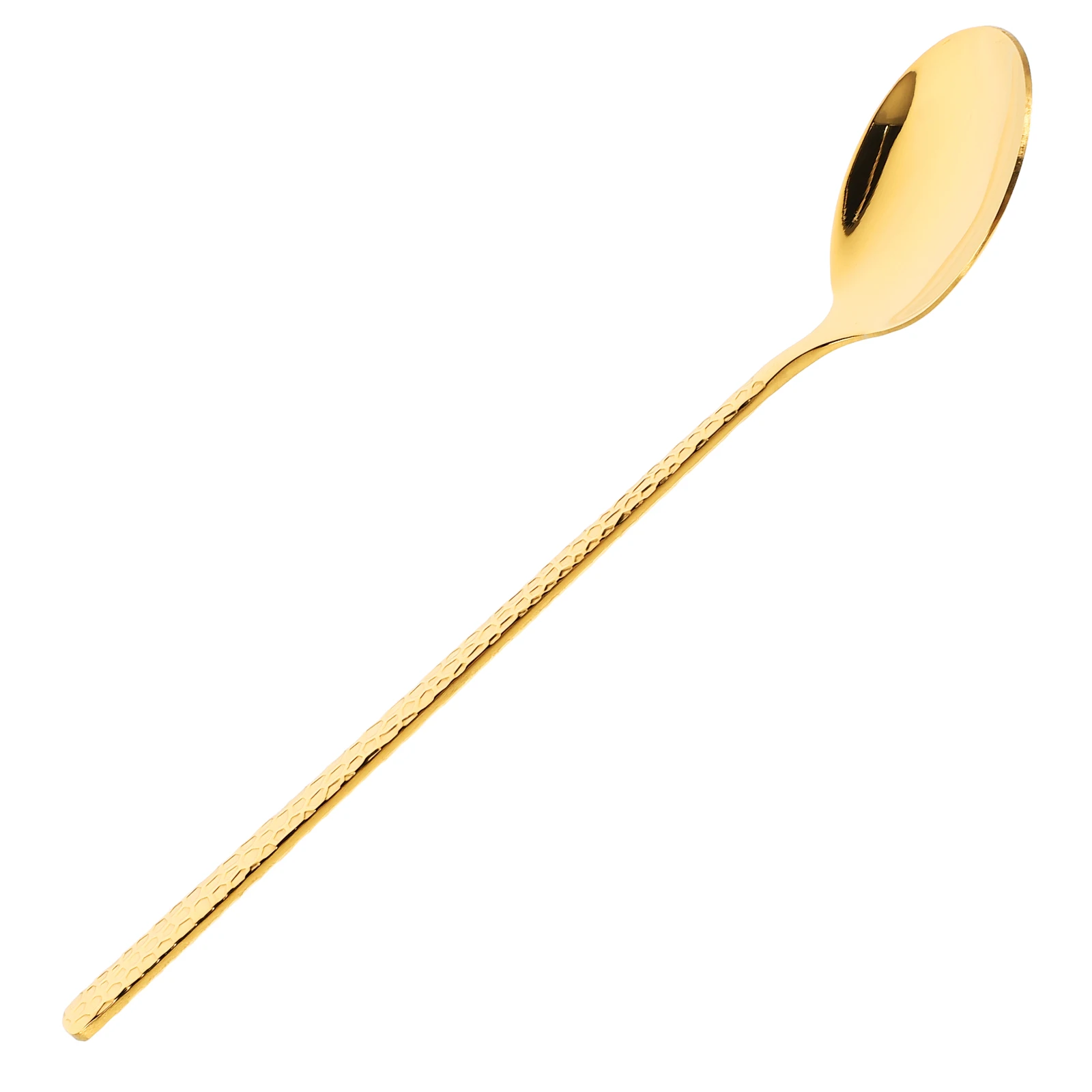 

Ложка с кованой текстурой и длинной ручкой, кухонные принадлежности из нержавеющей стали, глубокая емкость, ложка для еды, сервировочная посуда, большая кухонная ложка