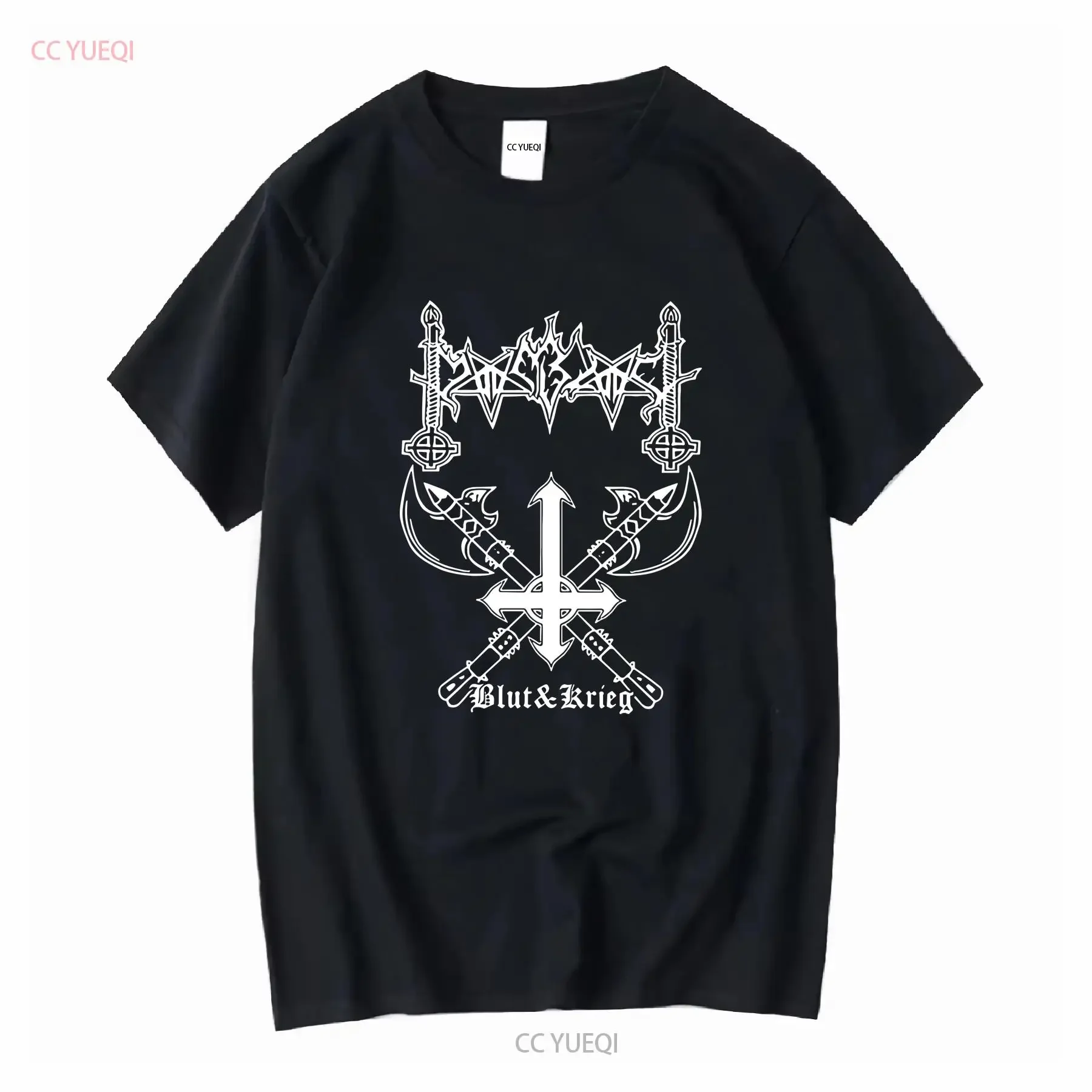 Limited Moonblood Blut Krieg Band Metal Black Mens T shirt Size S 5XL long or short sleeves vintage Washed fashion Versatile