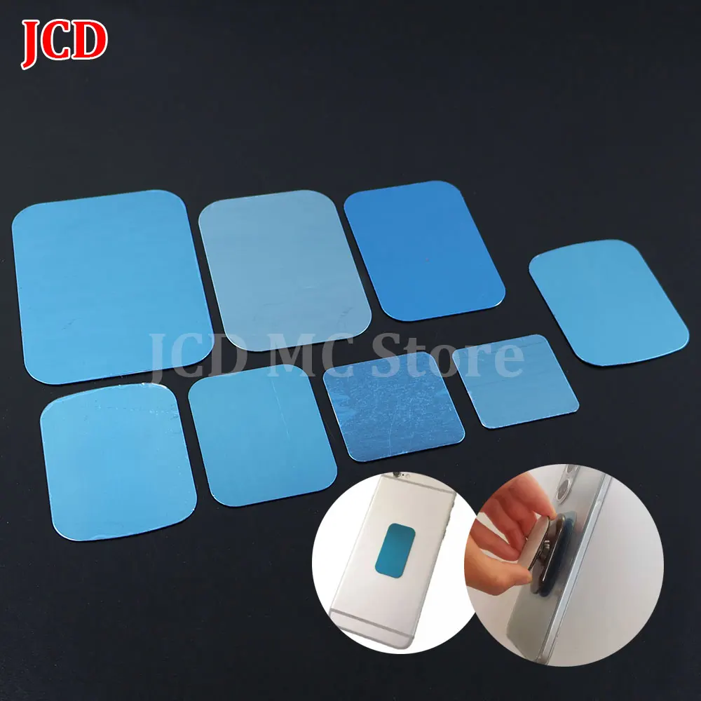 10pcs Silver Magnetic Metal Plate For Magnetic Car Phone Holder Universal Iron Sheet Stand Mobile Phone Magnet Holder Mount - Image 6