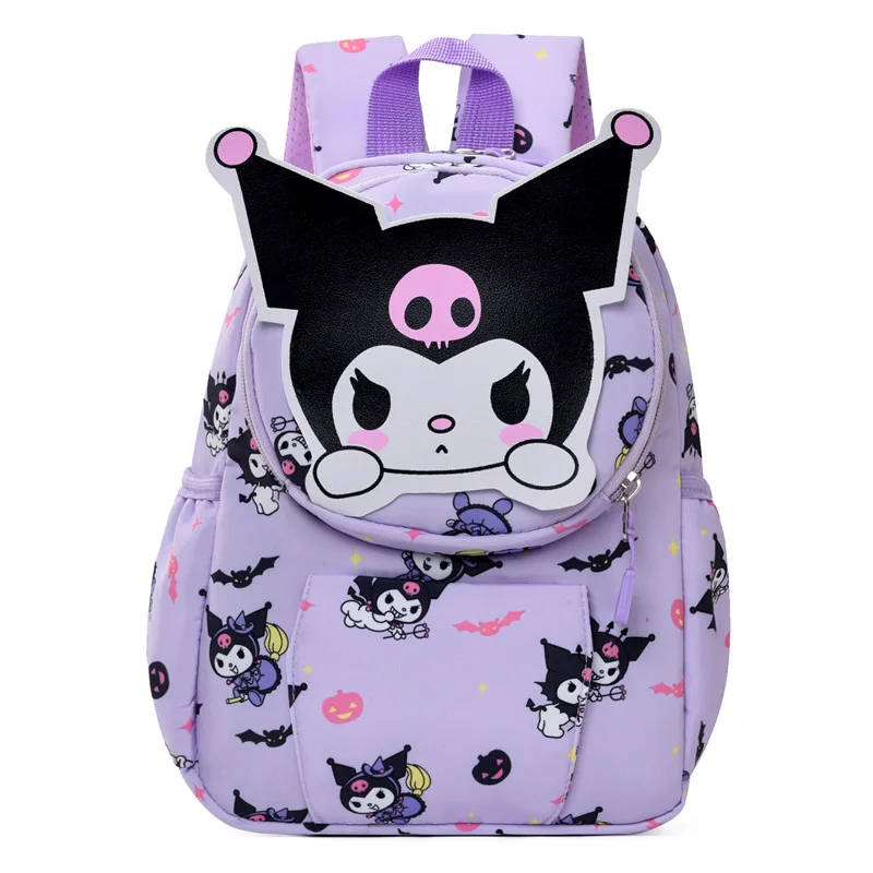 

Miniso cartoon cute and fashionable backpack, Kulomi student schoolbag, kindergarten girls snacks small schoolbag.