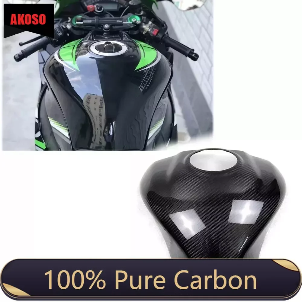 3K Full Dry Carbon Fiber Tank Cover Fairing Kit Motorcycle Body kits For Kawasaki ZX10R 2011-2022 ZX-10RR 2016+ ZX-10R SE 2019+