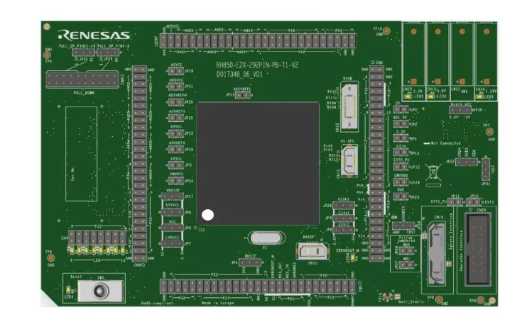 Renesas Electronics Y-RH850-X2X-MB-T1-V1 Development Boards & Kits - Other Processors RH850/x2x Evaluation platform - Main Bd