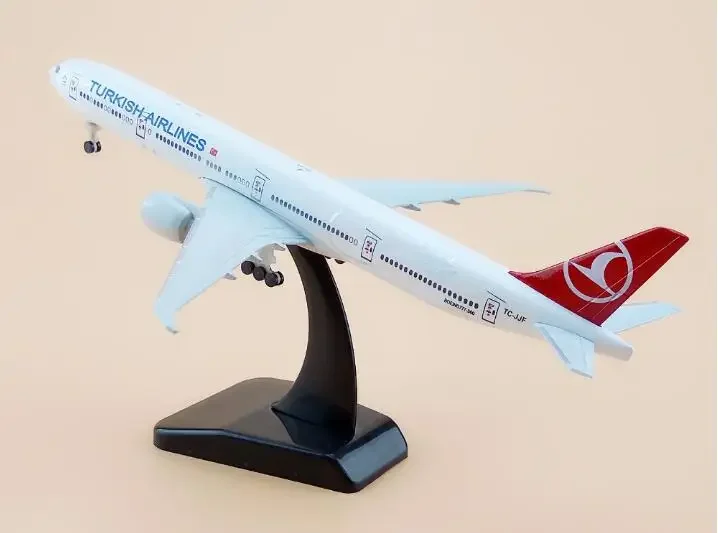 20cm Alloy Metal Air TURKISH Airlines Boeing 777 B777 Airways Plane Model Airplane Model w Stand Aircraft Crafts Gift