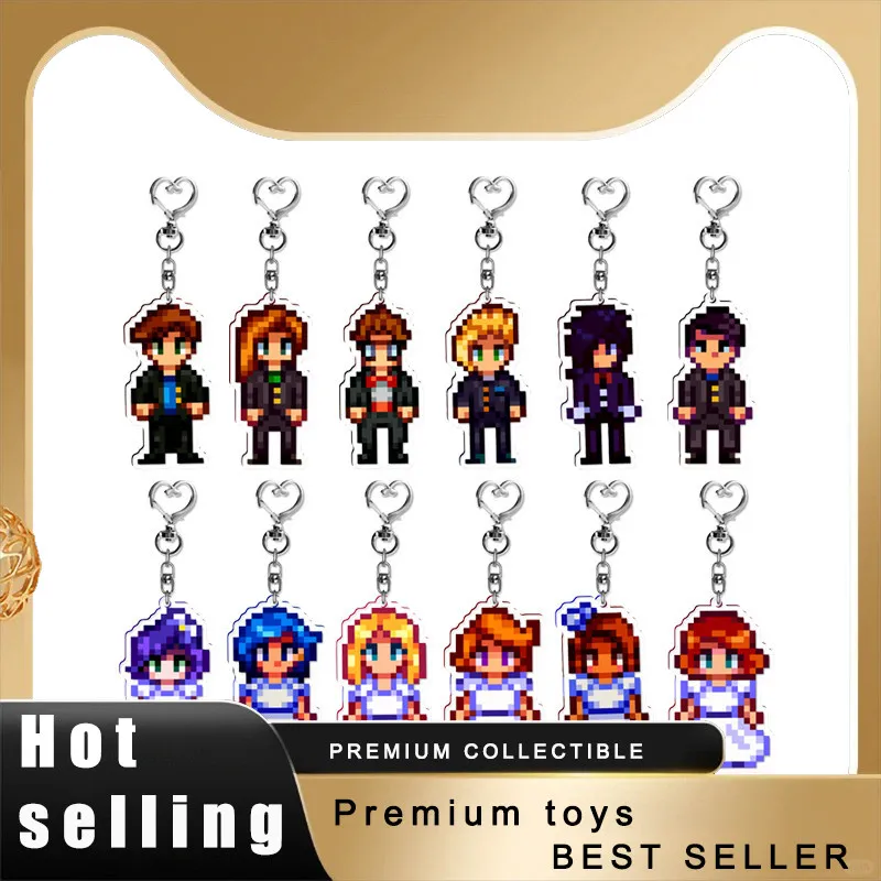 

Брелок Stardew Valley: Алекс, Харви, Шанм, Шин, Эбигейл, Эмили, Хайлеа, Пенни