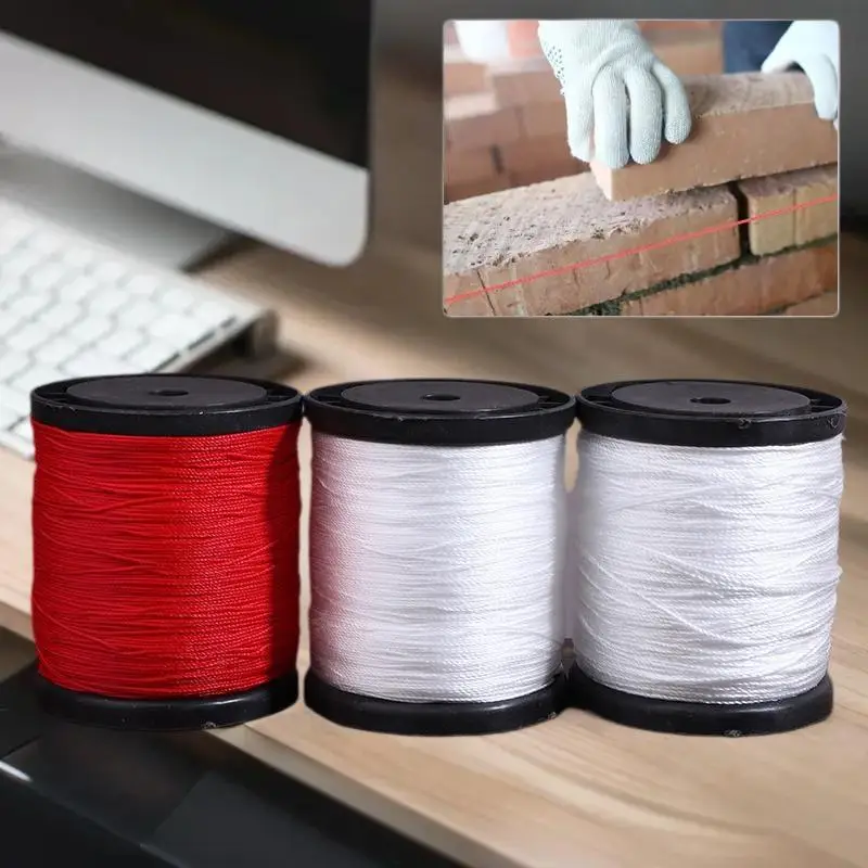 خط ميسون من النايلون عالي التحمل، مقاوم للماء والأشعة فوق البنفسجية للطوب الاحترافي والبناء والتخطيط