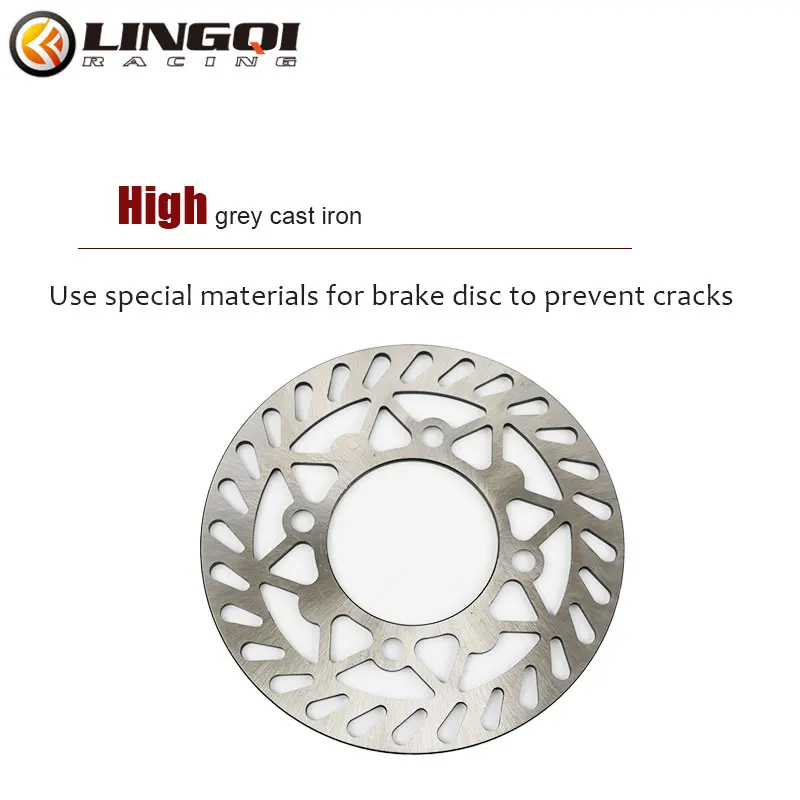 LINGQI Bicycle Rotors Disc Brake Rotor Plate Pad 190mm For 50cc-160cc Dirt Pit Bike SSR Motocross Off Road Enduro Universal