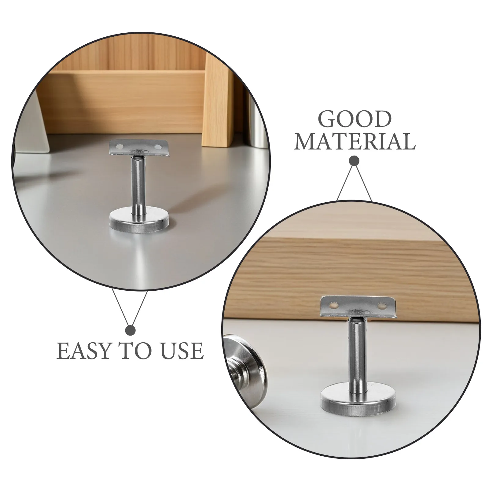 6 Pcs Hallway Railing Bracket Exterior Handrail Brackets Mounting Plate Connecting Hardware