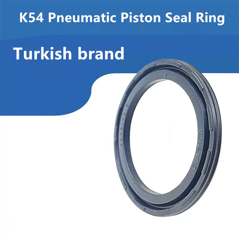 K54 Pneumatic Piston Seal Ring Double-acting PZ Type Oil Seal NBR for: Short-stroke Cylinder/Valve Outer Diameter: 16~125mm